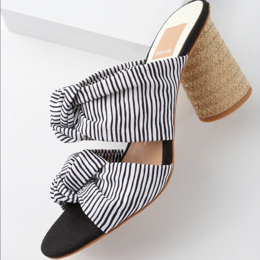 Dolce Vita Jene striped knot sandals 9
